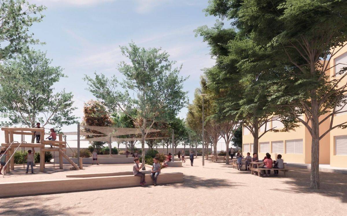 La naturalització del pati de l'Escola Eduard Toda de Reus, més a prop: l'Ajuntament aprova el projecte