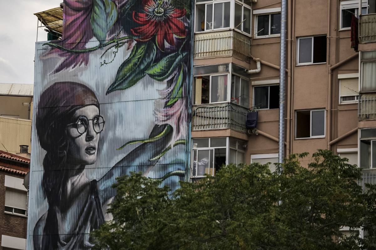 Itinerari per murals urbans a un barri de Terrassa