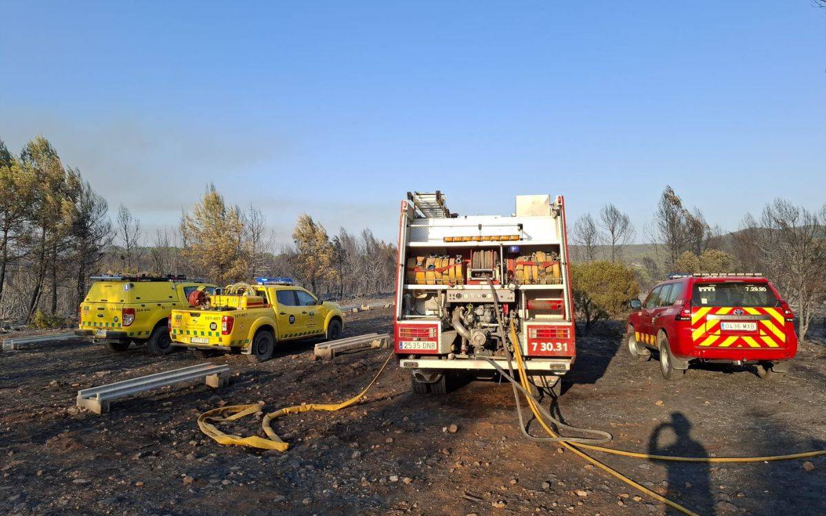 Els veïns d'Aiguamúrcia destaquen la tasca «essencial» de les ADF en l'incendi del Pla de Manlleu