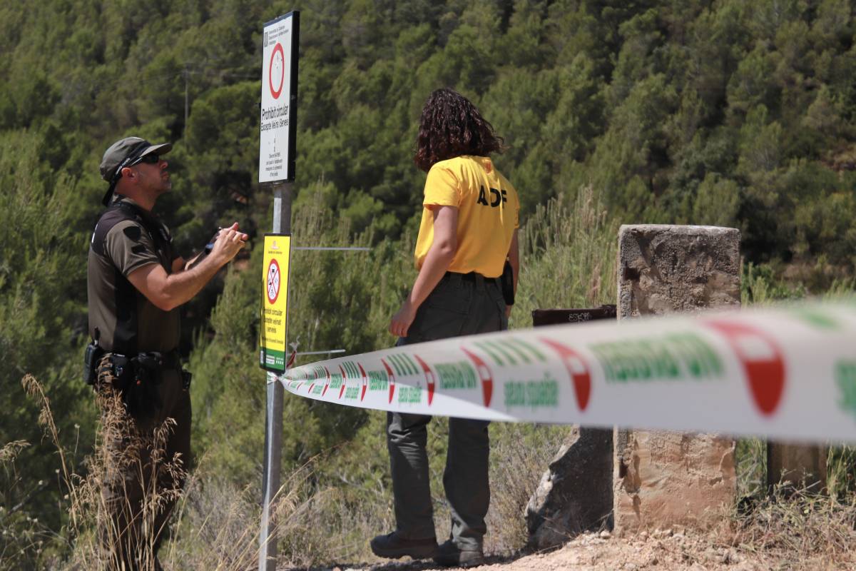 Màxima atenció per una tarda de risc extrem d'incendi