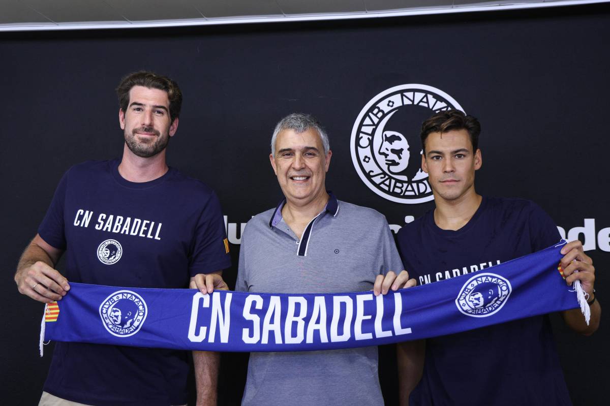Benvingudes, retorns i molta ambició a la presentació de Fran Valera i Miguel de Toro amb el CN Sabadell: "Volem que la distància sigui més curta"