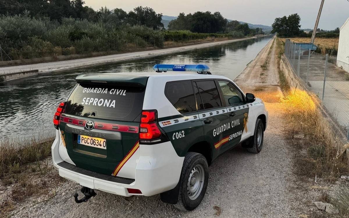 Investigades tres persones per un abocament de 100 quilos de sulfat de coure en un canal de reg de l'Ebre