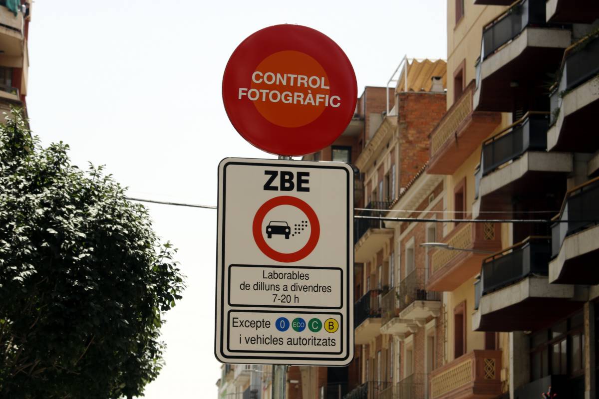 La Zona de Baixes Emissions de Lleida suma 224 multes en el primer any