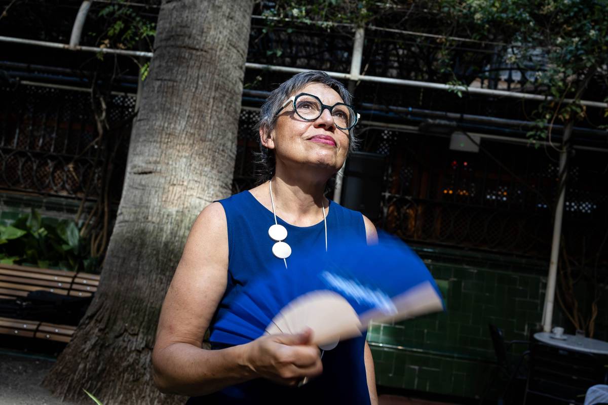Anna Bosch, fotografiada a l'Ateneu Barcelonès - Hugo Fernández