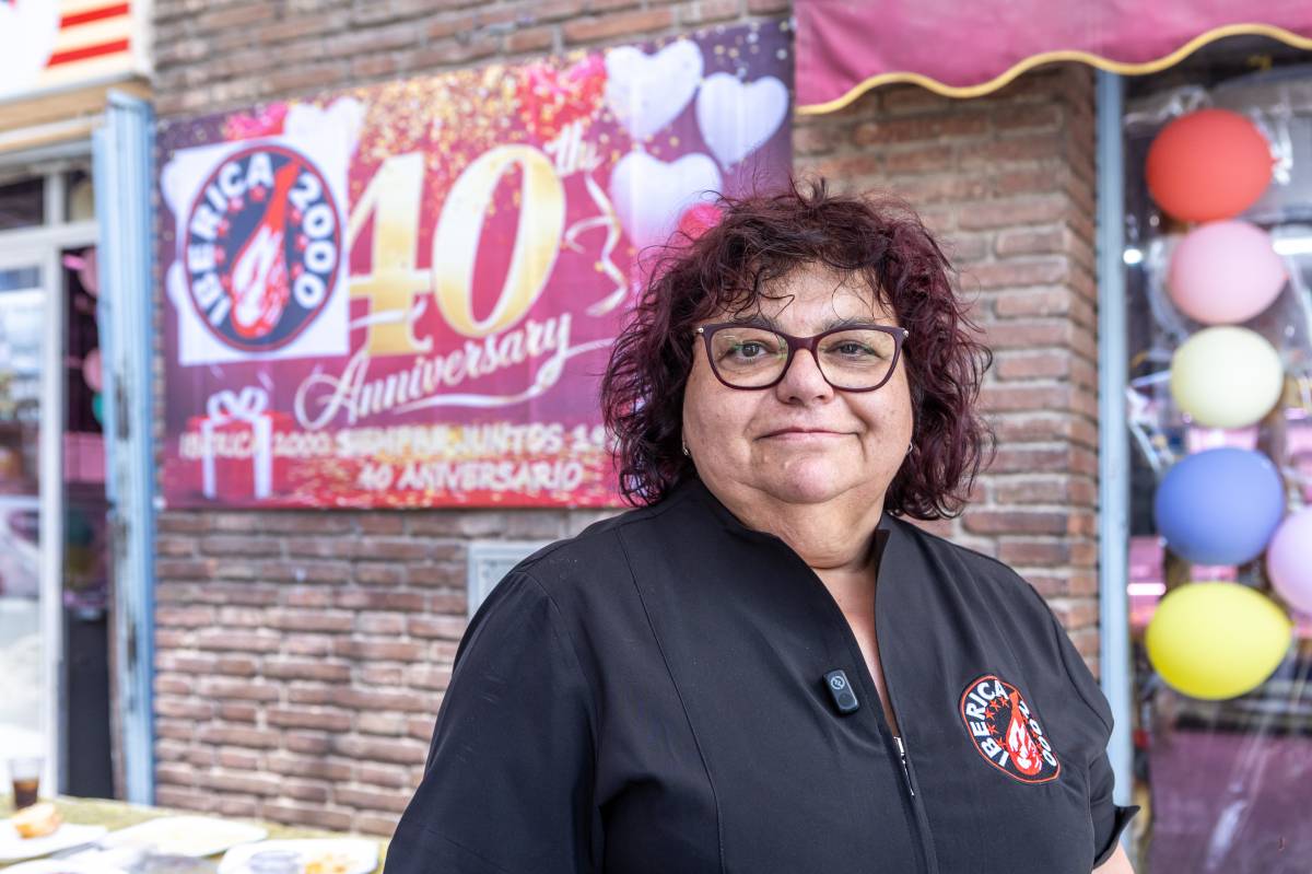 Inma Ortiz i la flaire de pernil que impregna la Creu de Barberà