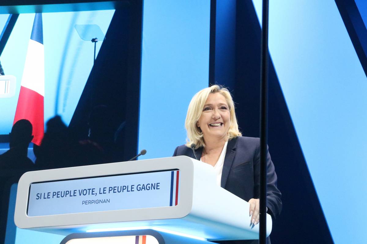 La candidata Marine Le Pen 