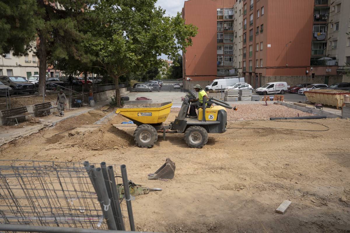 Obres de remodelació al parc de Can Boada del Pi - Alberto Tallón Obres de remodelació al parc de Can Boada del Pi