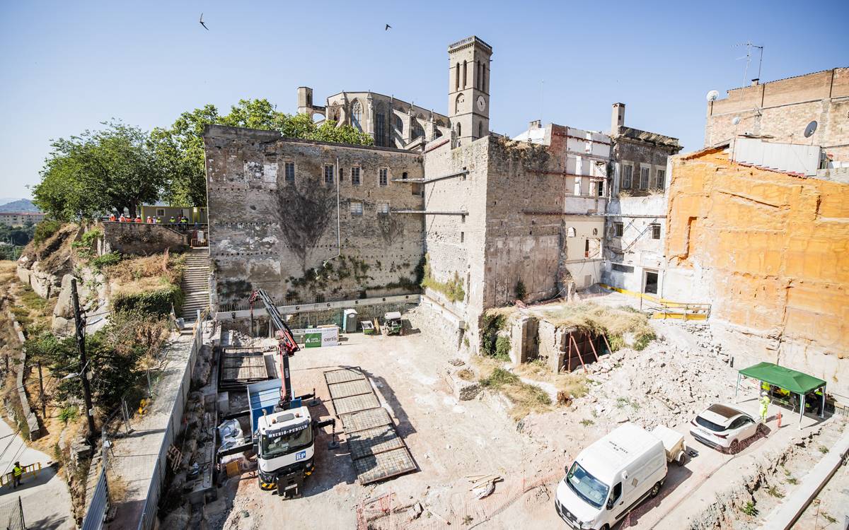 La prova sísmica de la nova seu de la Generalitat a Manresa es completa sense incidències