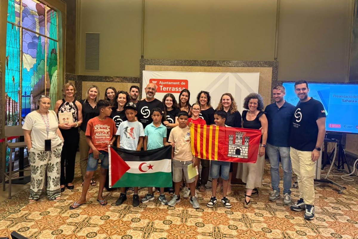 Terrassa es converteix en un petit oasi per als nens sahrauís: 