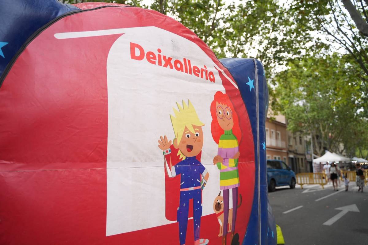 Els inflables infantils de la festa de la Creu de Barberà - DAVID CHAO