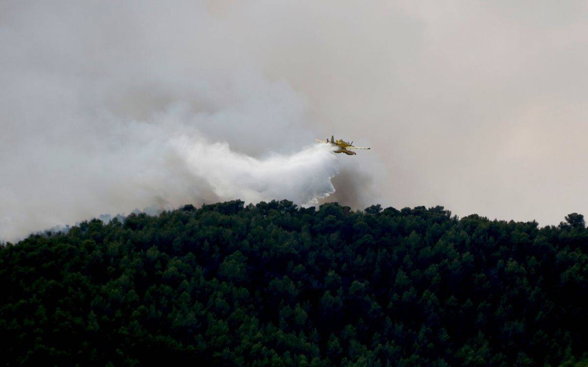 Una nit «molt angoixant i molt desesperant» a Querol per l'incendi d'Aiguamúrcia