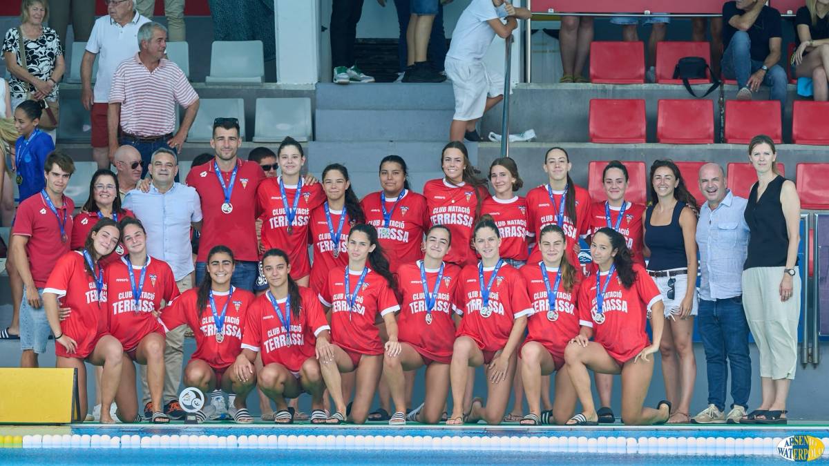 El CN Terrassa, subcampió al Campionat d’Espanya juvenil femení de waterpolo