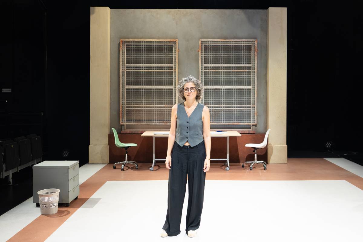 L'actriu Anna Sahun al teatre La Villarroel - Ricard Novella