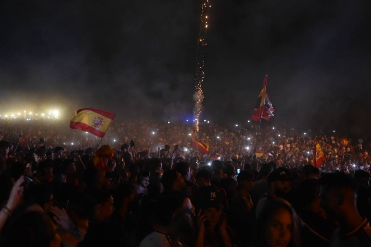 La semifinal a la pantalla gegant - La semifinal a la pantalla gegant