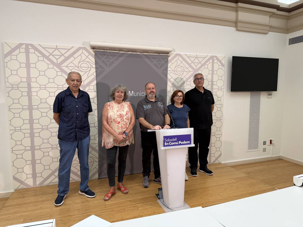 Sabadell en Comú Podem demana eliminar les penalitzacions a les pensions de les jubilacions anticipades amb més de 40 anys cotitzats