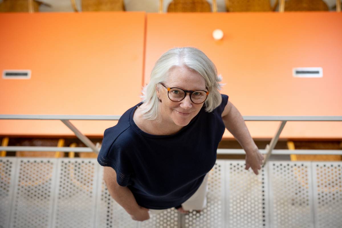 Carme Colomina, fotografiada al Cidob - Miquel Homs