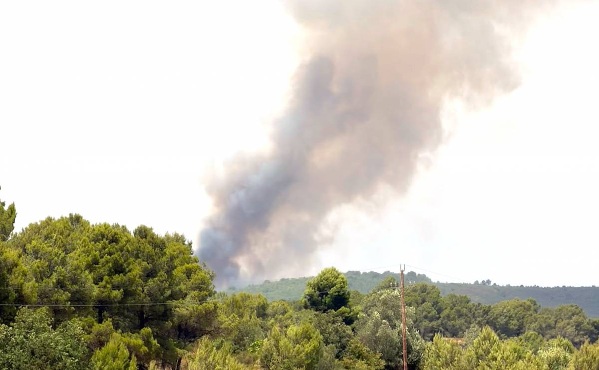 Nou incendi a l'Alt Camp en el pic de l'onada de calor a Catalunya