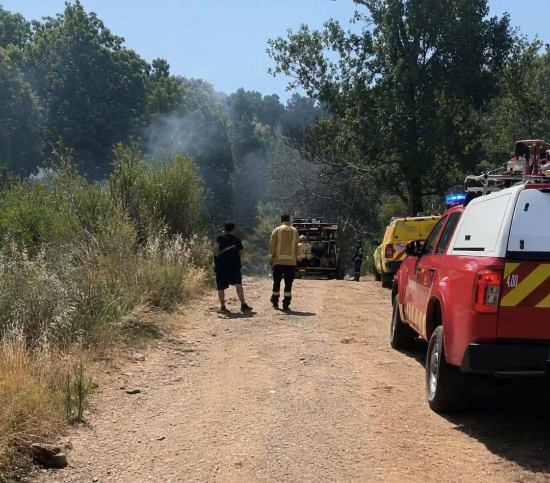 Ensurt per un incendi a Sant Celoni amb el Pla Alfa activat