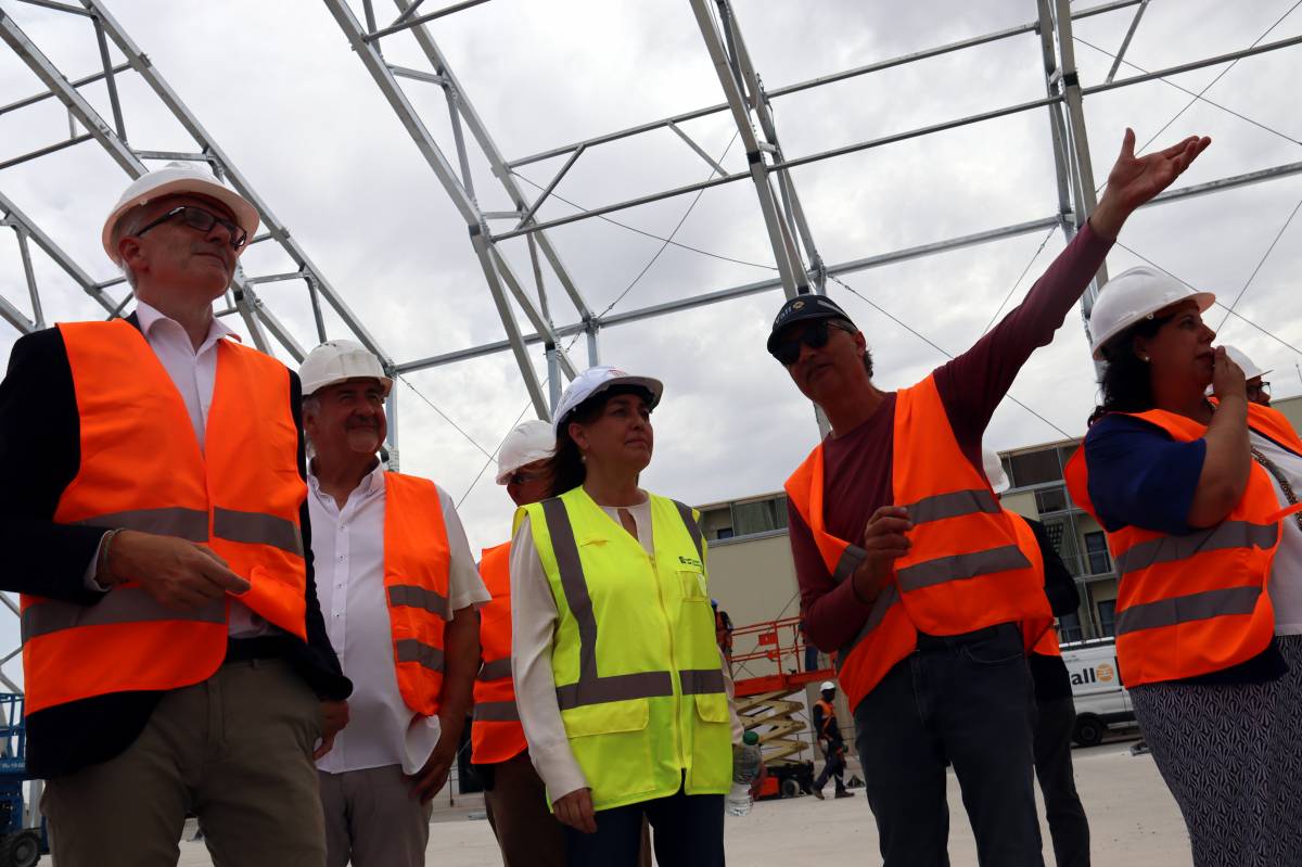 L’aeroport d'Alguaire construeix el segon hangar més gran de Catalunya