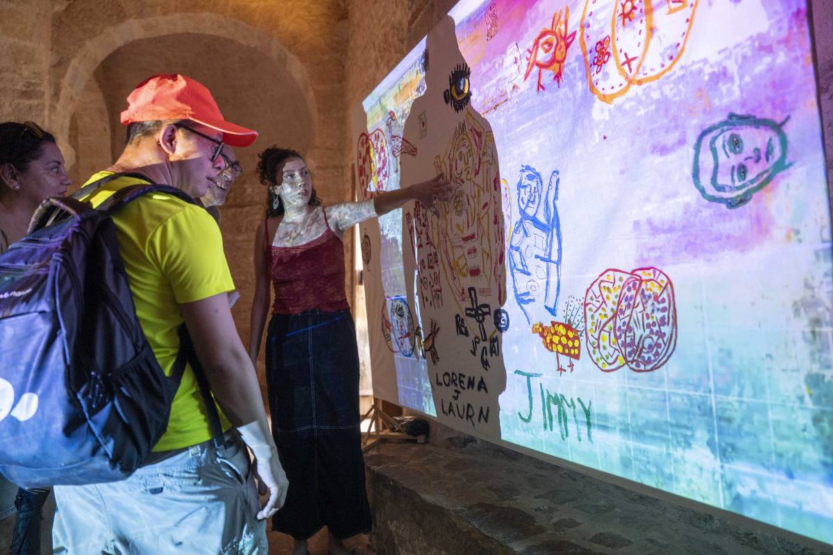 Videoinstal·lació inclusiva a la Seu d'Ègara: 