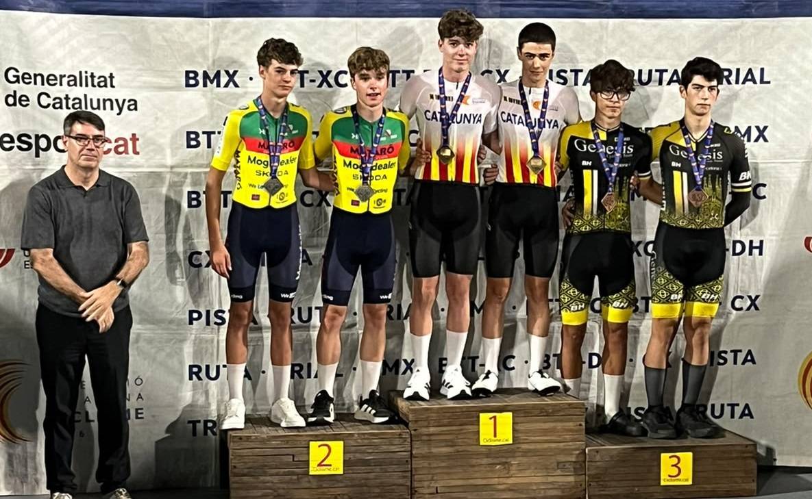 El cadet Hugo Guardia, medalla de bronze als Campionats de Catalunya de Pista
