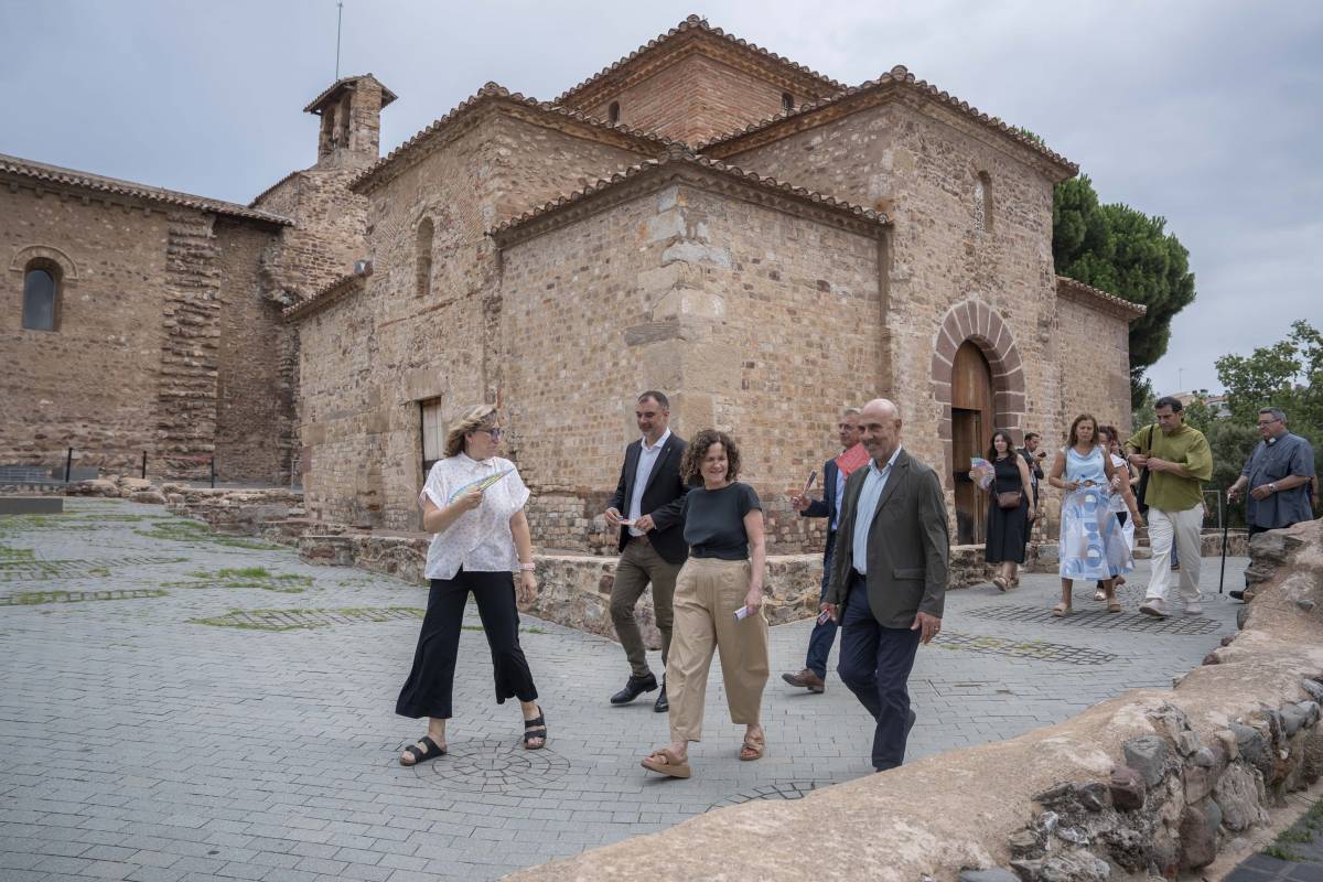 La candidatura de la Seu d’Ègara a la Unesco centra la visita de la consellera Sònia Hernández