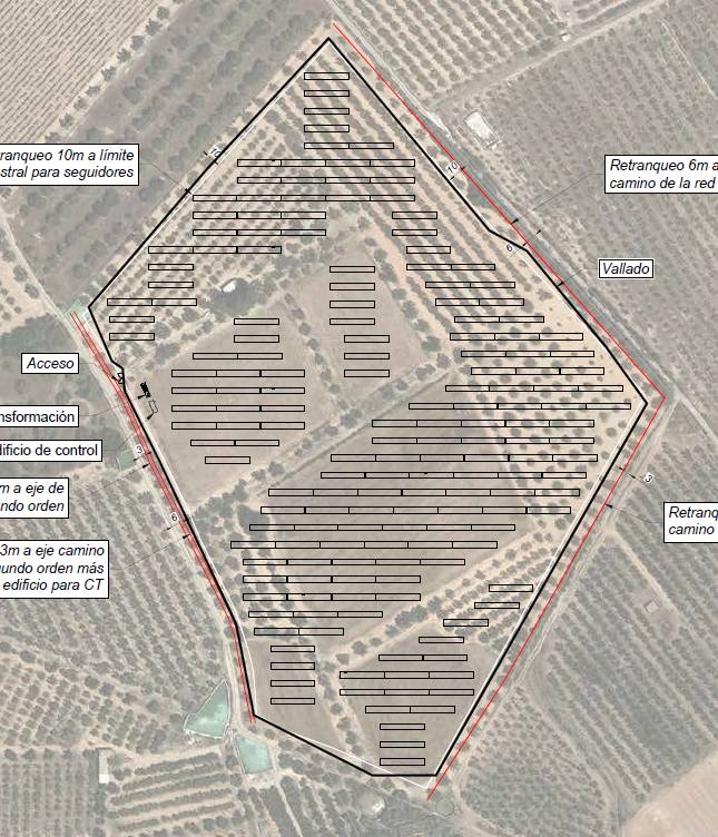 El futur parc solar de Montbrió I - Cedida per L'Energètica