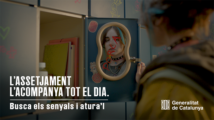 «Busca els senyals. Atura l'assetjament»