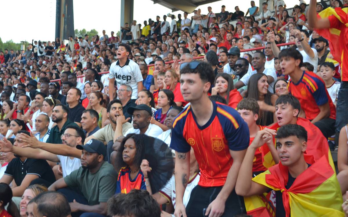 Més de 2.000 persones segueixen al Congost la victòria d'Espanya al Mundial