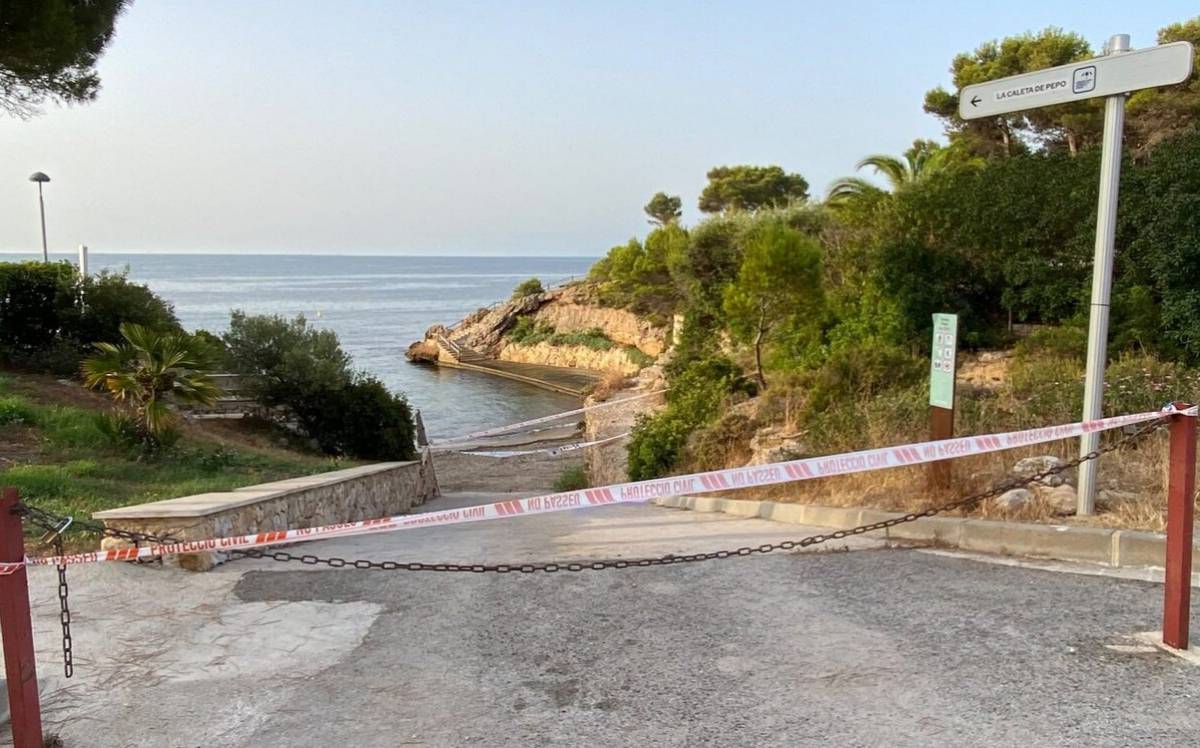 Descartada una fuita d'aigües fecals a la Caleta de Pepo a l'Ametlla de Mar després del tancament preventiu