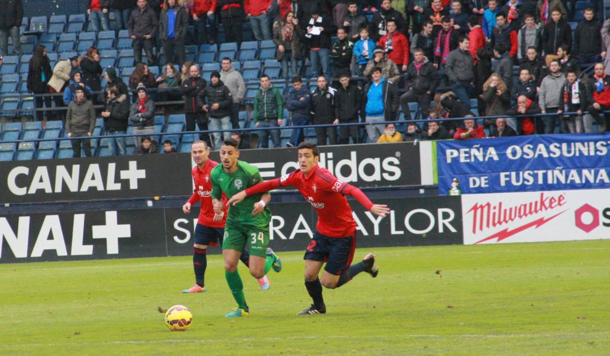 Merino també va jugar el duel de la primera volta contra el Sabadell - P. Figueras Merino també va jugar el duel de la primera volta contra el Sabadell