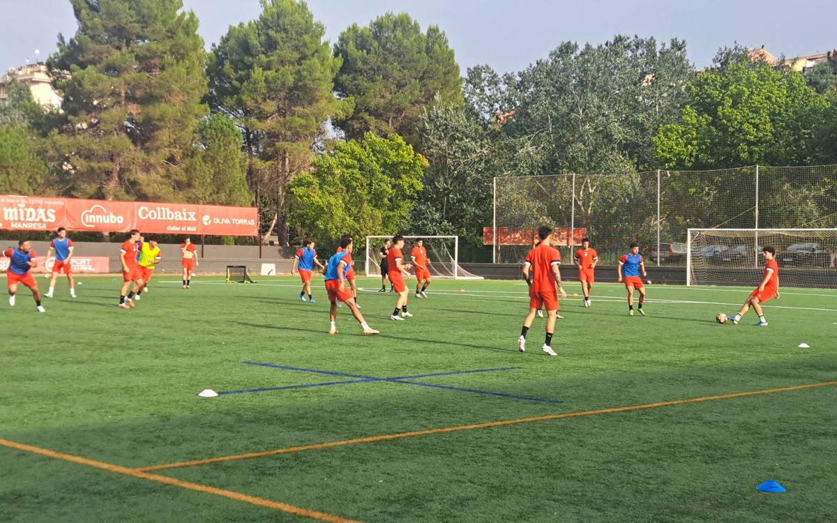 El CE Manresa torna a la feina per preparar el retorn a Segona RFEF