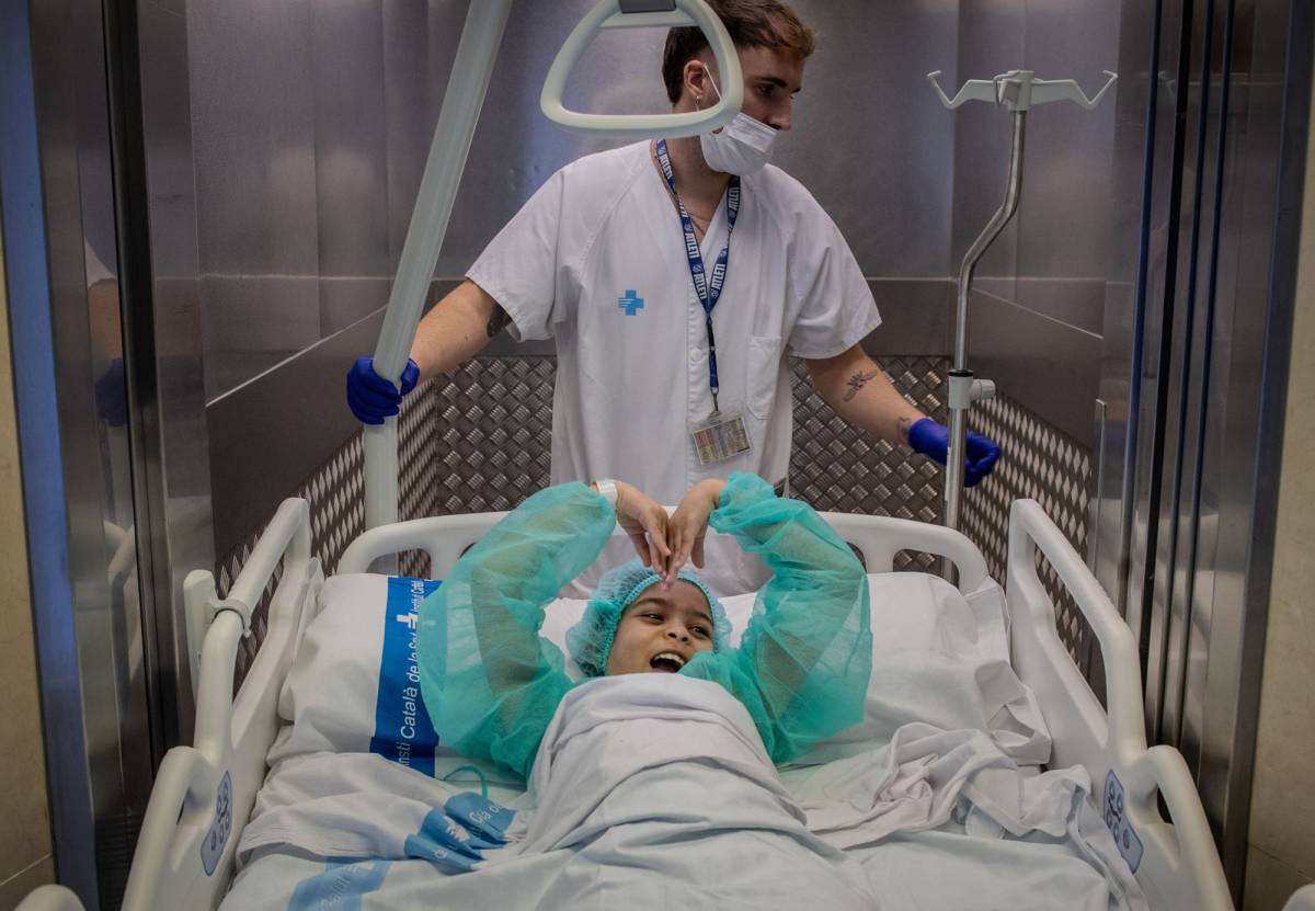 La Mayar sent atesa a l`Hospital Germans Trias i Pujol - La Mayar sent atesa a l`Hospital Germans Trias i Pujol
