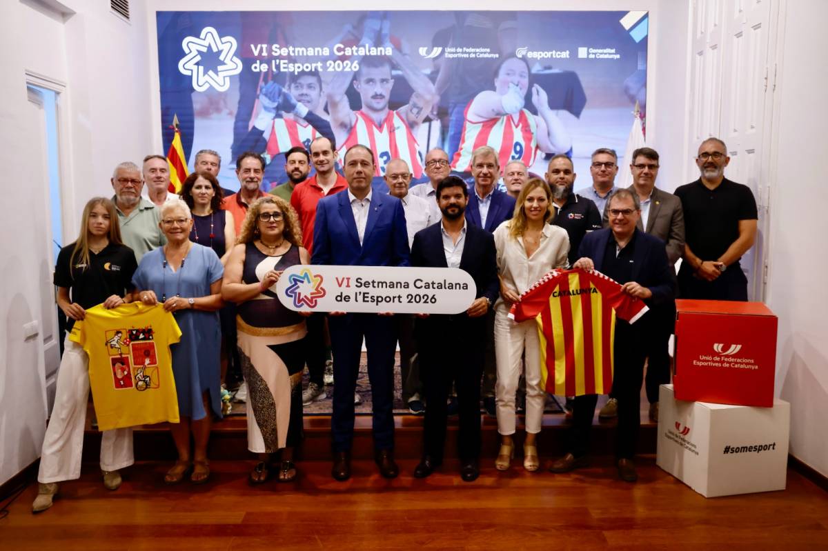 La VI Setmana Catalana de l'Esport reunirà 4.000 esportistes de 35 federacions entre l'agost i l'octubre