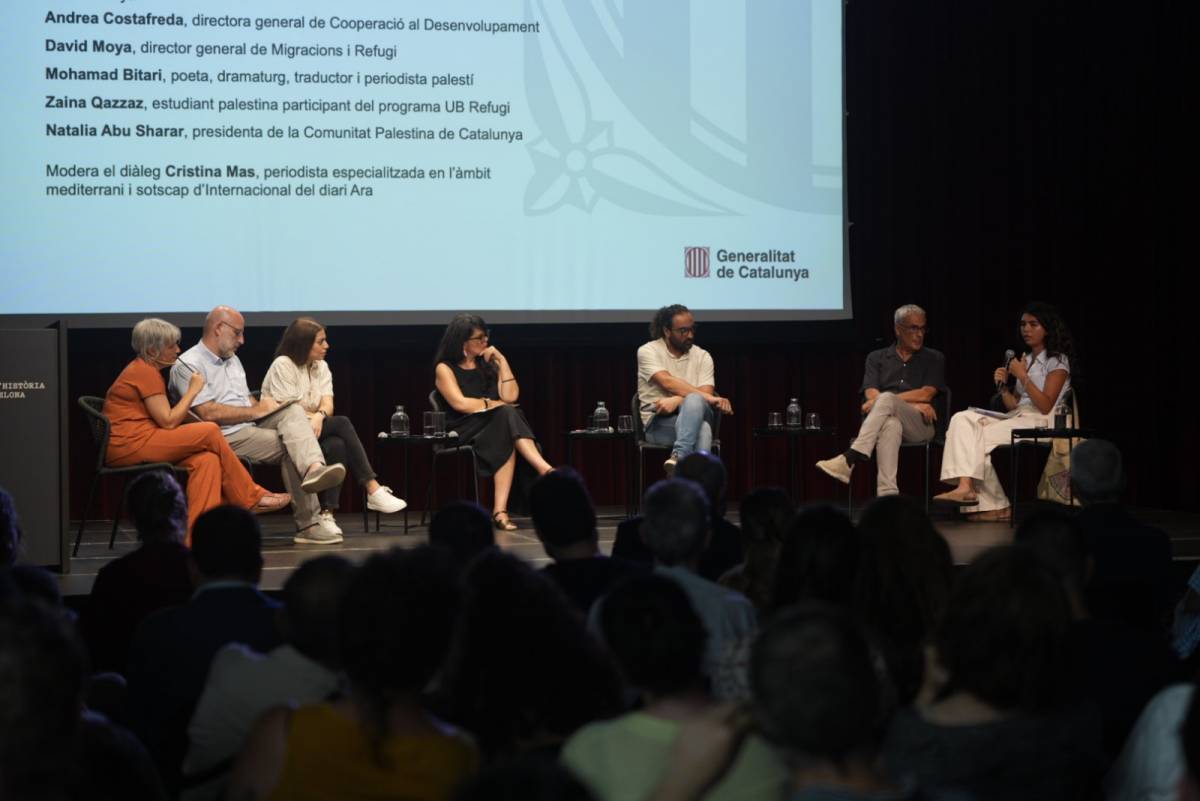 El Govern presenta el programa «Catalunya, casa palestina»