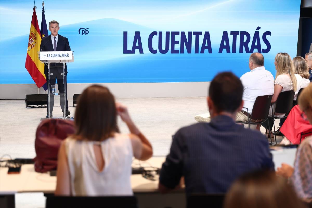 Feijóo ja es veu a la Moncloa: «Farem una neteja a fons»