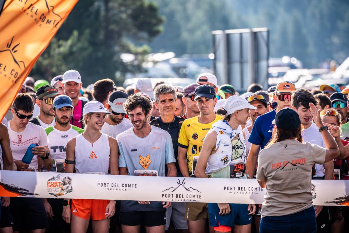 Un primer pla de la sortida - Skyrace Un primer pla de la sortida