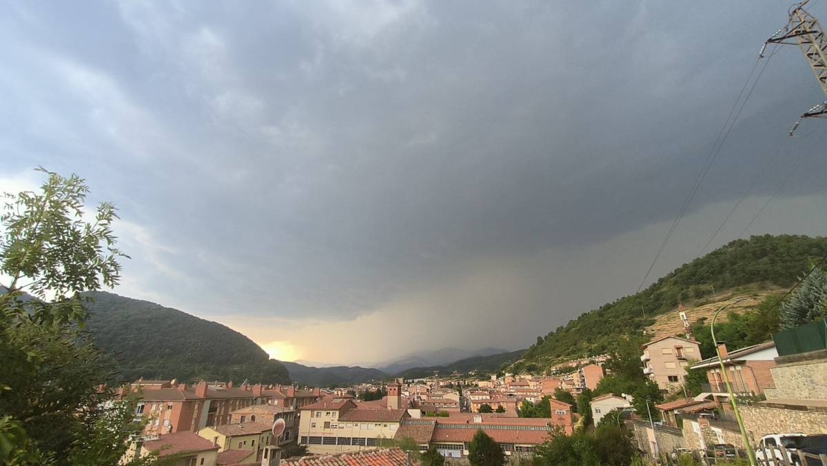 Avís vermell del Meteocat per fortes tempestes