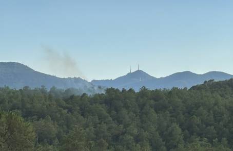 Quatre incendis provocats per llamps al nord de les comarques gironines