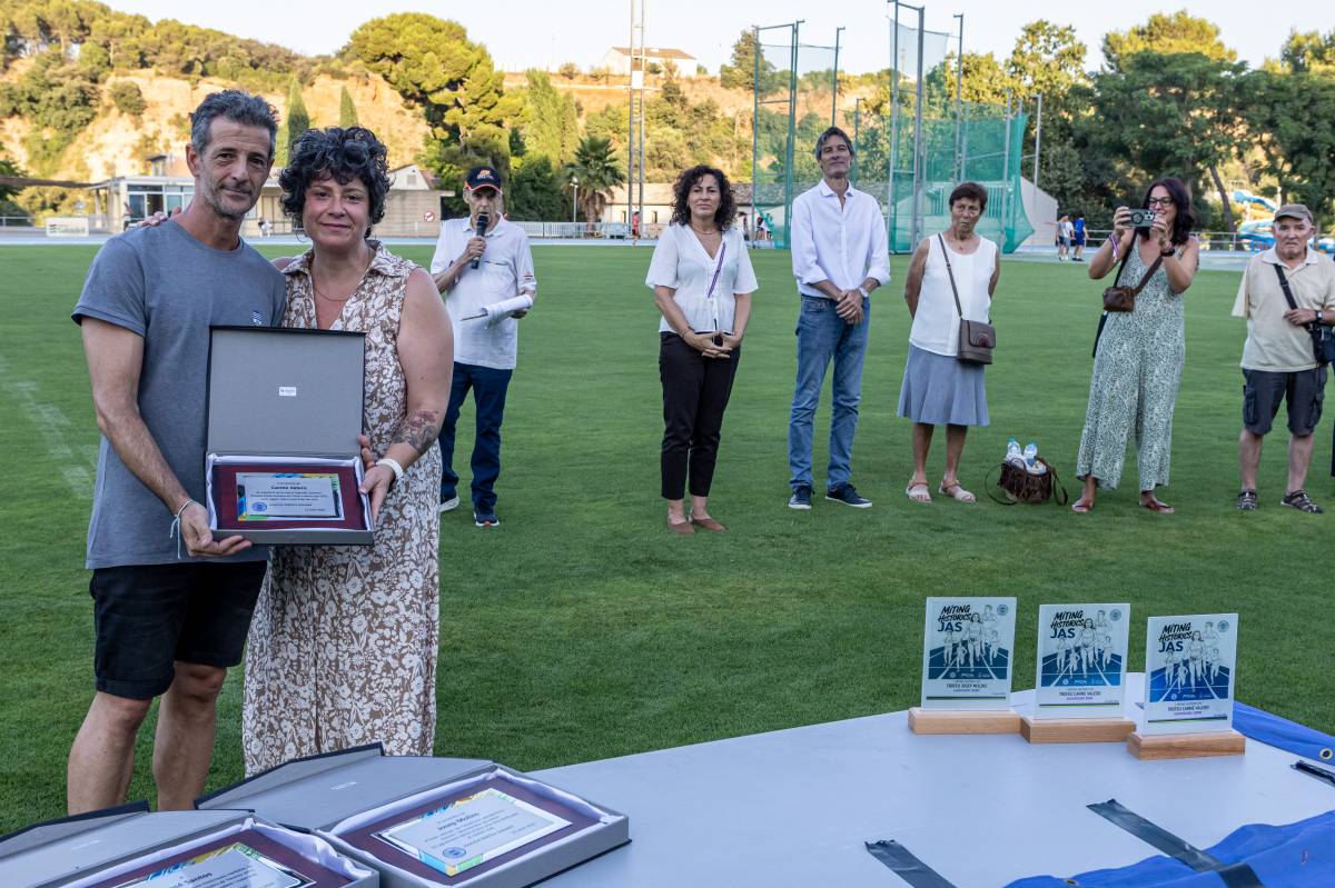 Emocionant primera edició del Míting Històrics de la Joventut Atlètica de Sabadell