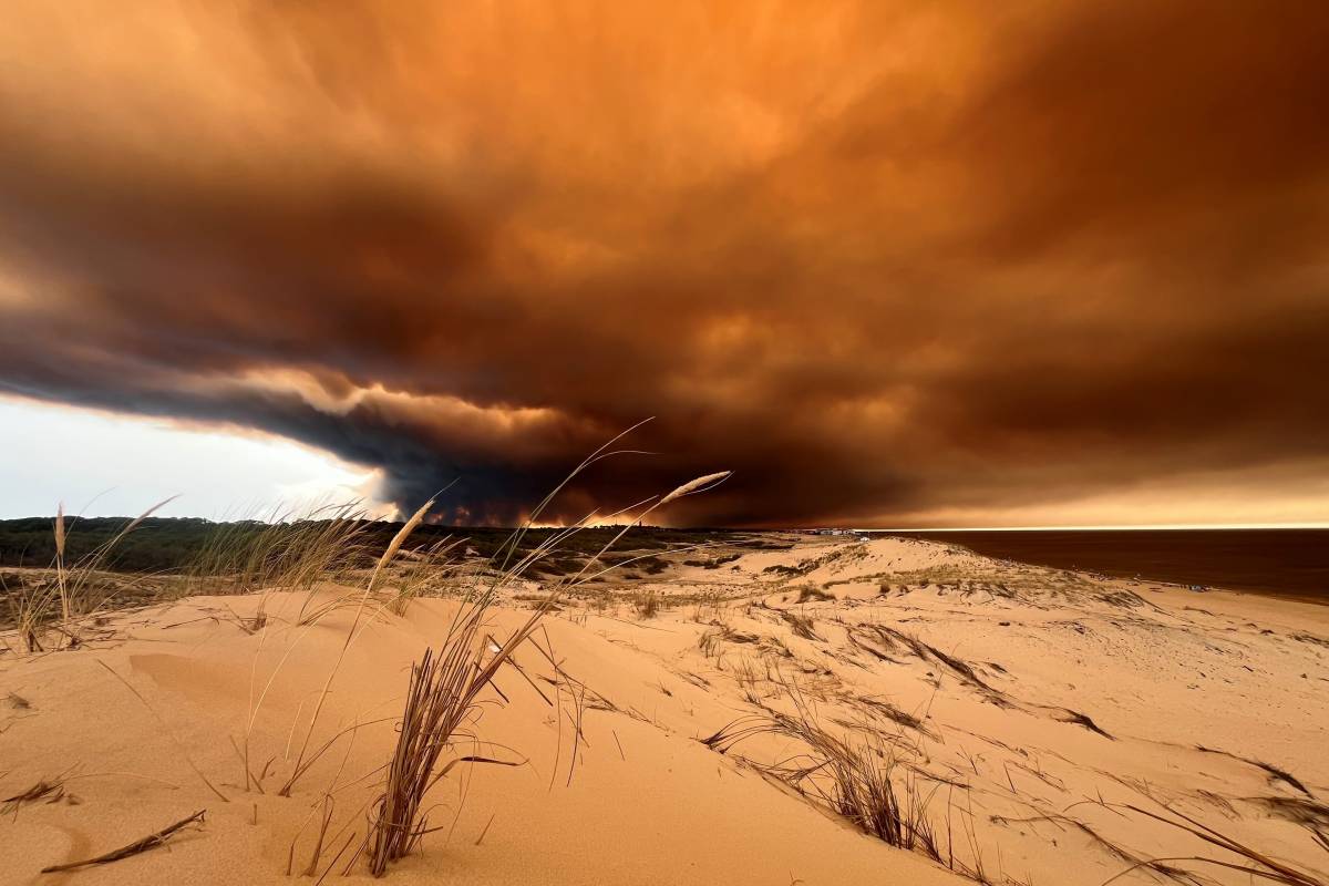 L'incendi de la badia d'Arcaishon, a la Gironda - Jan Athmann / dpa