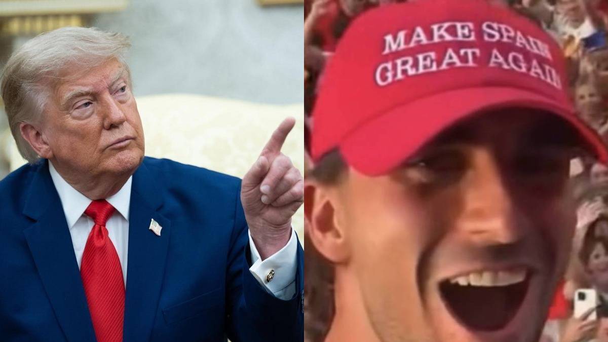 Trump aplaudeix la gorra de Ferran Torres de «Make Spain Great Again»: «Va ser un bonic homenatge»