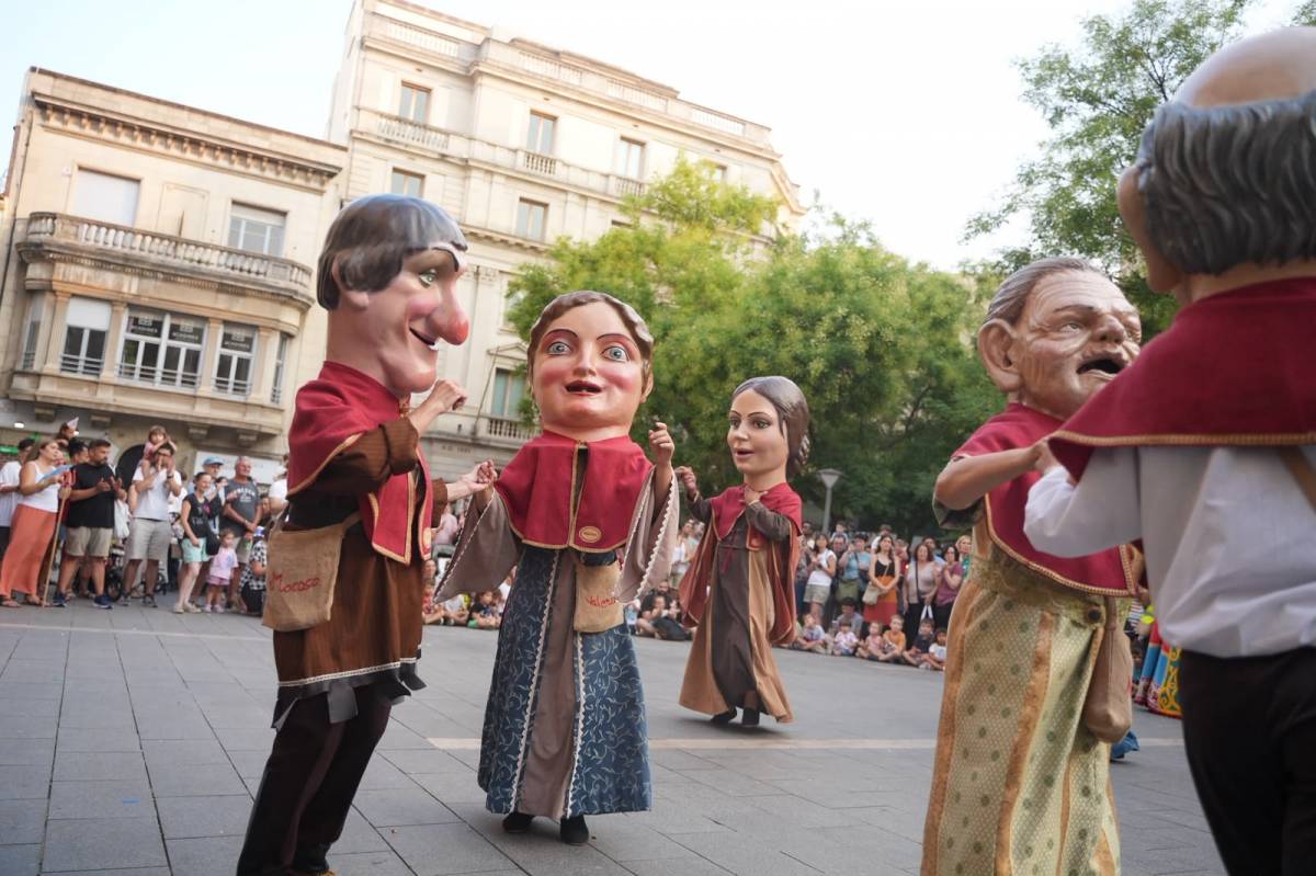 Celebració de les Festes de Sant Feliu a la plaça de Sant Roc - DAVID CHAO Celebració de les Festes de Sant Feliu a la plaça de Sant Roc