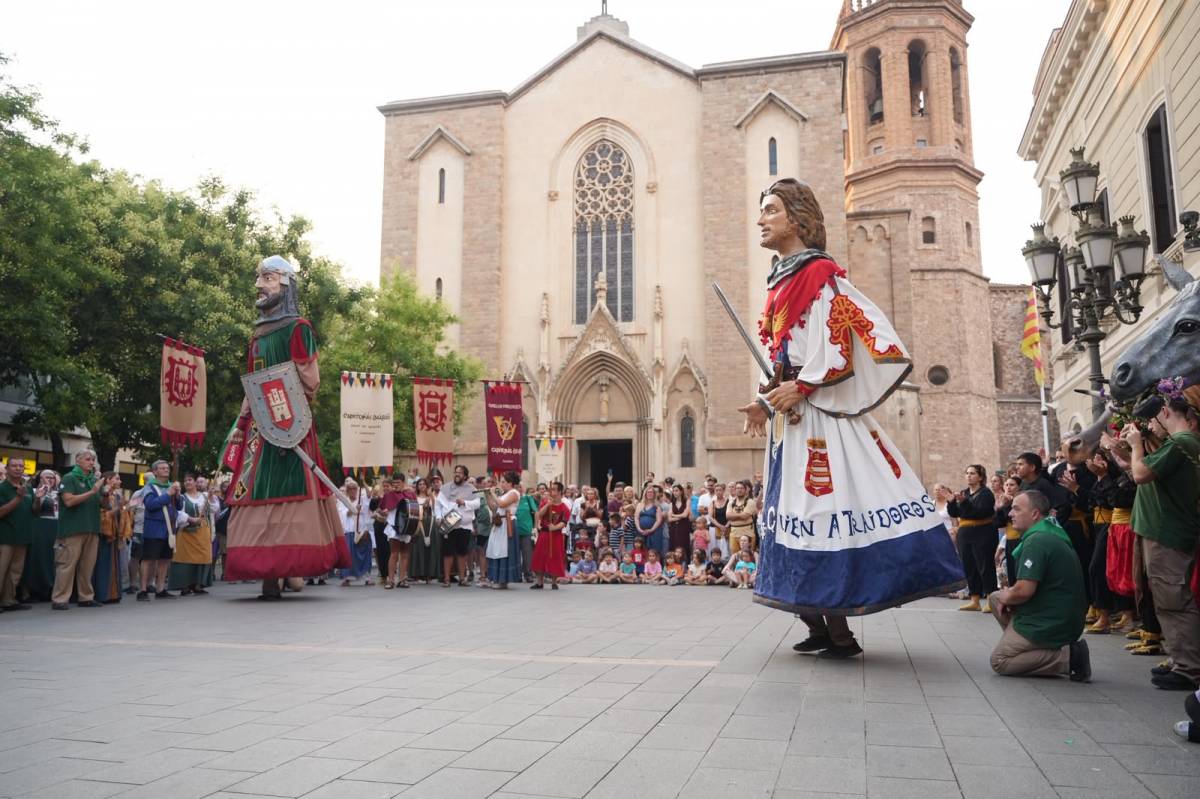 Celebració de les Festes de Sant Feliu a la plaça de Sant Roc - DAVID CHAO Celebració de les Festes de Sant Feliu a la plaça de Sant Roc