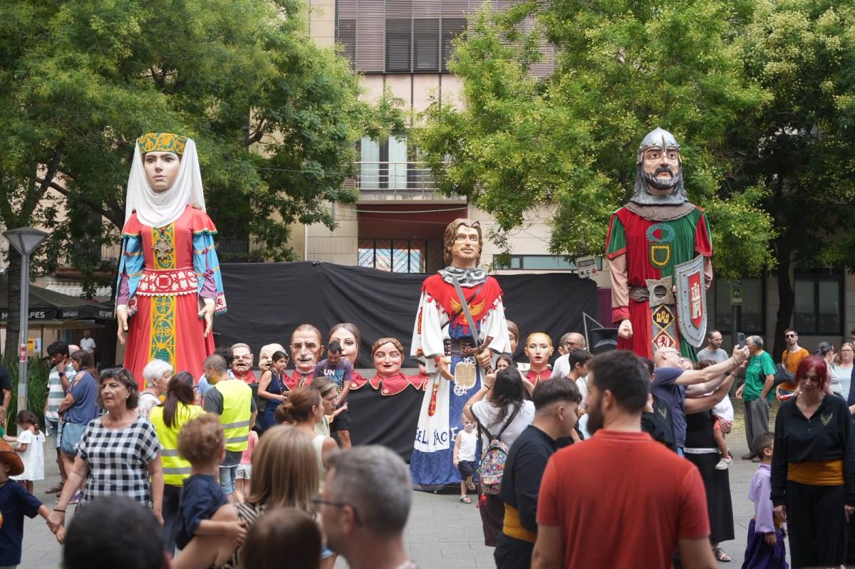 Celebració de les Festes de Sant Feliu a la plaça de Sant Roc - DAVID CHAO Celebració de les Festes de Sant Feliu a la plaça de Sant Roc