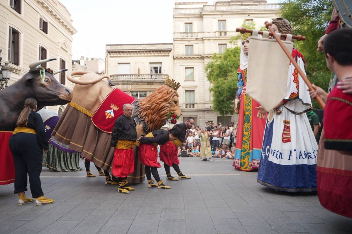 Celebració de les Festes de Sant Feliu a la plaça de Sant Roc - DAVID CHAO Celebració de les Festes de Sant Feliu a la plaça de Sant Roc