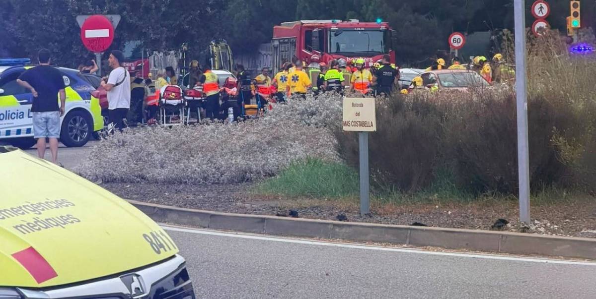 Mor el menor ferit crític en l'accident múltiple de Mataró