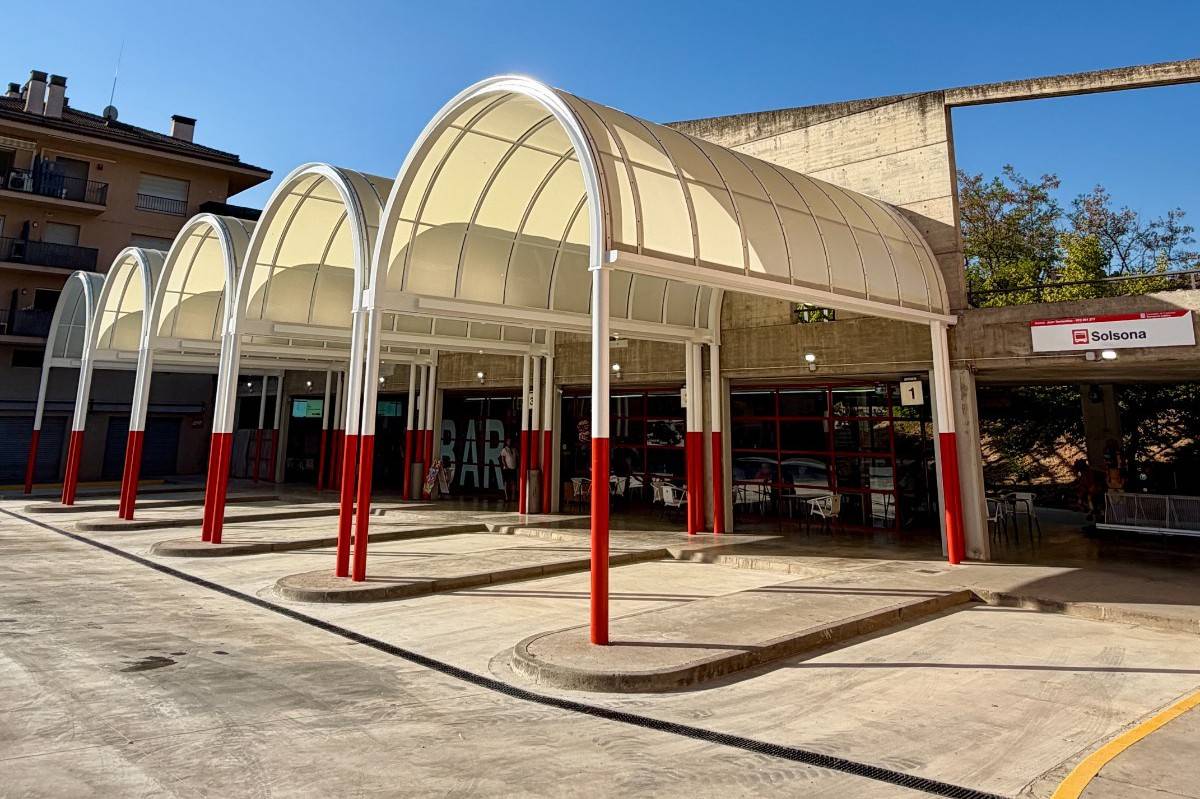 Solsona restableix l'activitat a l'estació d'autobusos després dels treballs de renovació
