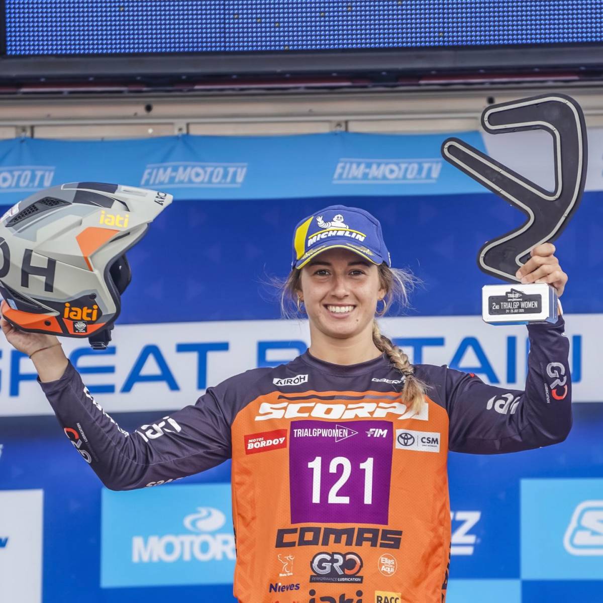 Berta Abellan va ser segona a Anglesey, però continua de líder al Mundial de Trial