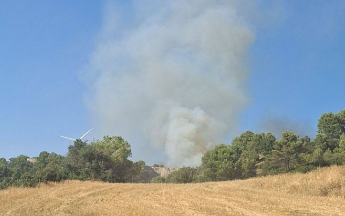 Alerta a la Conca de Barberà per un incendi a Santa Coloma de Queralt